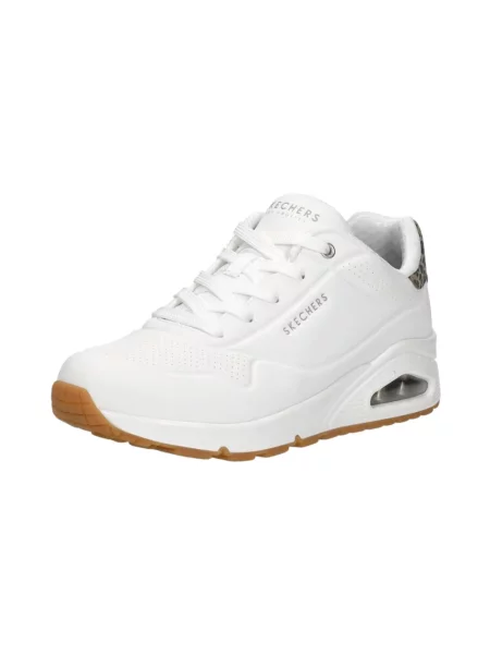 Sneakersy Skechers skórzane białe