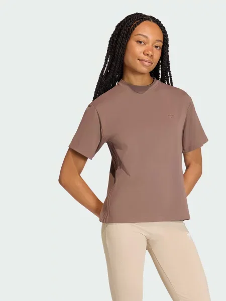 Футболка adidas коричневий