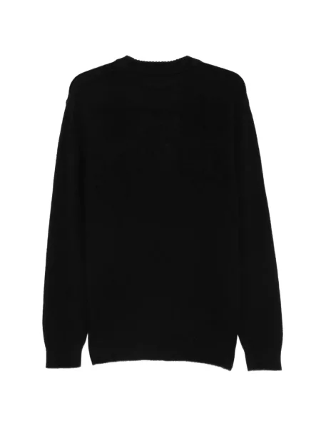 Pulover Cenere Gb cu decolteu rotund negru