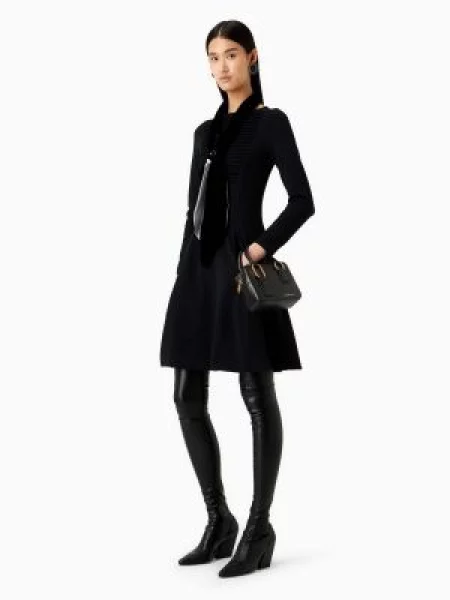 Макси платье Emporio Armani черное