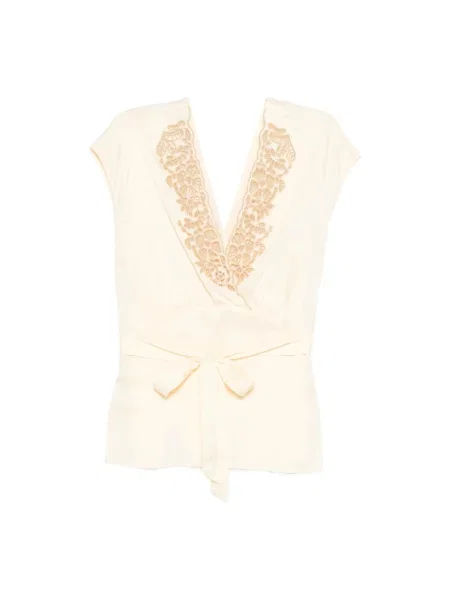 Top Antik Batik beżowy