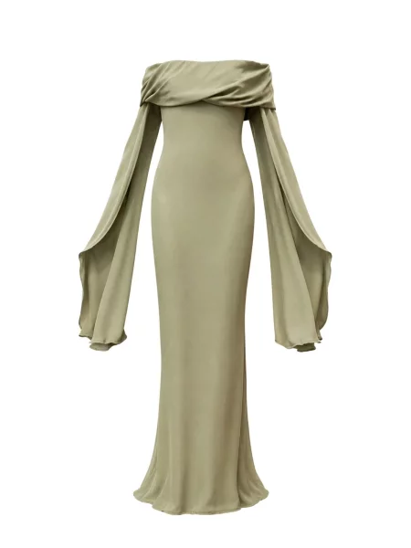 Nisia PartyWear Koktejlové šaty Habarana' zelená