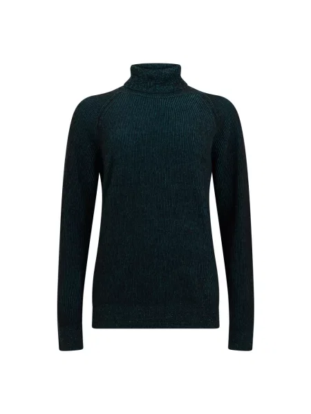 Sweter z golfem Moorer wełniany czarny