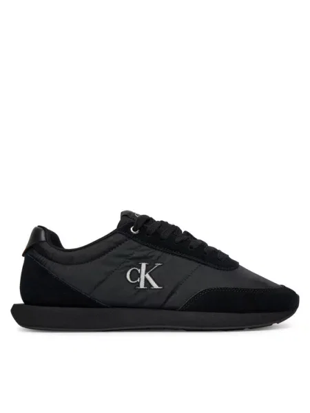 Calvin Klein Αθλητικά Retro Runner Ess Mix Mat μαύρο