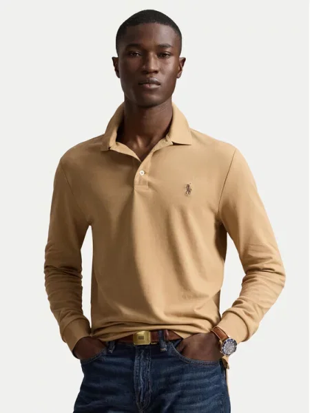 Polo Ralph Lauren Tricou polo închis bej