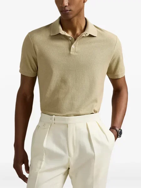 Kostkovaná dlouhá kšiltovka Polo Ralph Lauren bez rukávů modrá