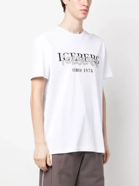 Μπλούζα Iceberg με σχέδιο λευκό