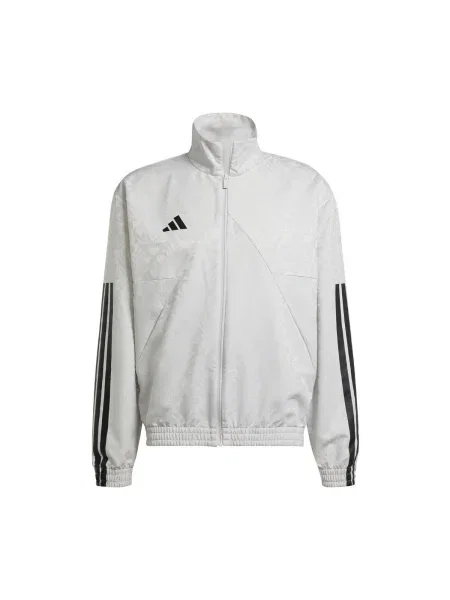 ADIDAS SPORTSWEAR Športová bunda TIRO svetlosivá čierna