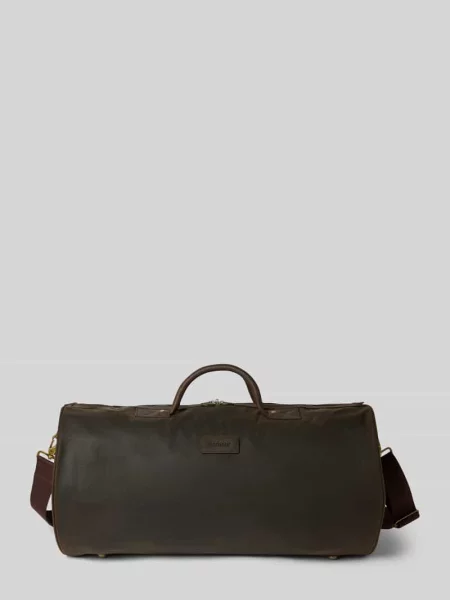 Torba weekendowa z czystej bawełny model HOLDALL' Barbour brązowa