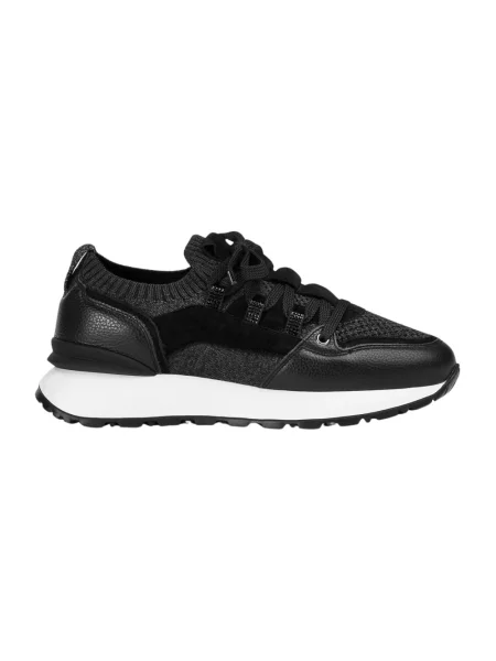 Sneakersy Doucal's skórzane czarne