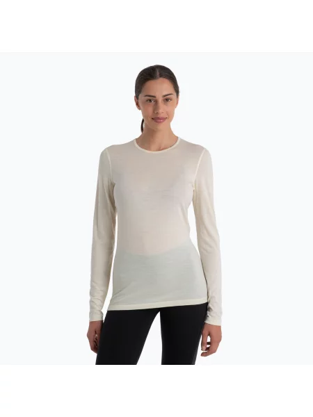 Termo tričko Longsleeve Icebreaker Oasis Crewe undyed bílé