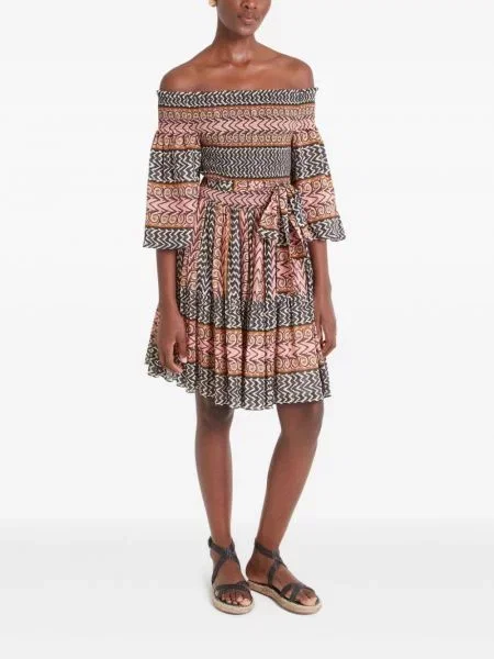 Kostiumas mini mini suknelė Temperley London rožinė