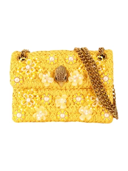 Torebka Kurt Geiger skórzana żółta