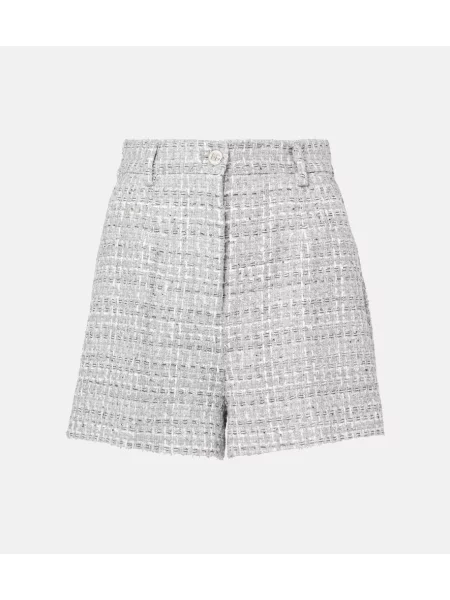 Szorty Dolce&gabbana tweedowe szare