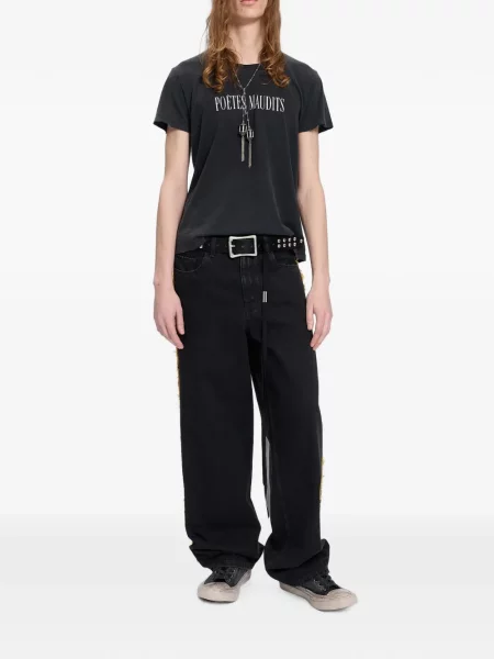 Tricou Ann Demeulemeester cu imagine gri