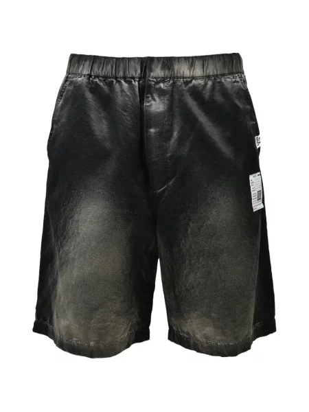 Сатенени шорти Maison Mihara Yasuhiro черно