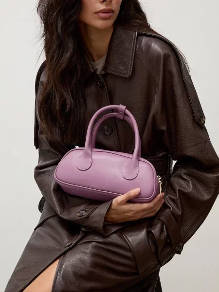 Answear.LAB geantă crossbody pentru femei din piele roz