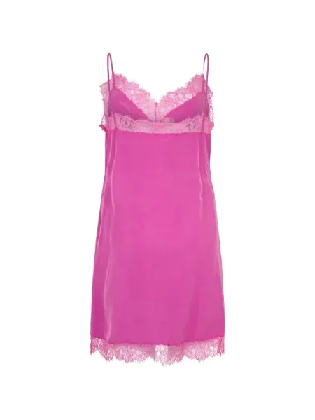 Rochie mini Alberta Ferretti de mătase roz