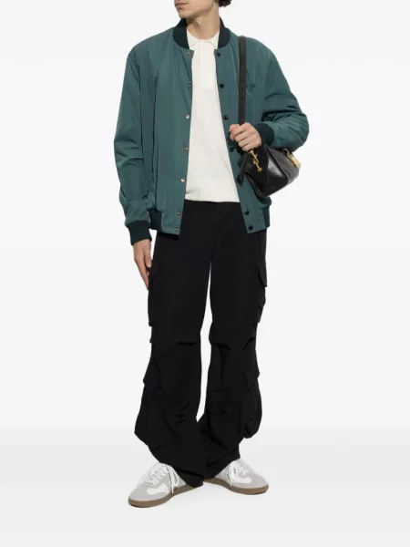 Reversibil geacă bomber Balmain cu broderie verde