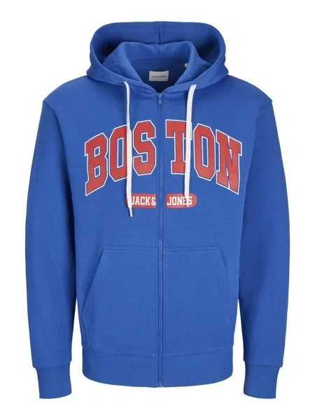 JACK & JONES Gornji dio trenirke Bradley plava / crvena bijela