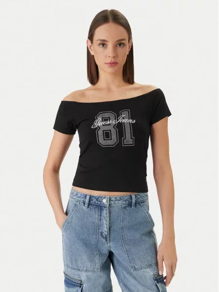 Guess Jeans Футболка чорний