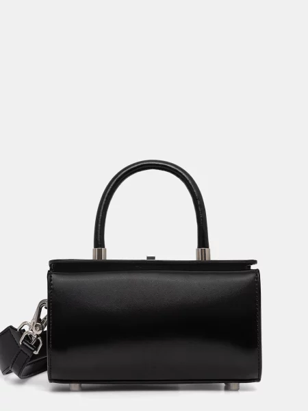 Usnjena torbica Answear.LAB črna