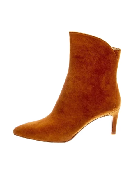 Botki Sam Edelman skórzane brązowe