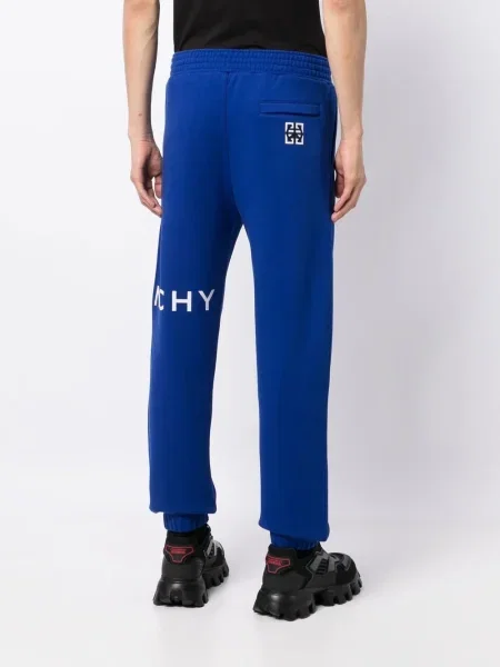 Pantaloni Givenchy cu imagine albastru