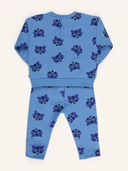 Petit Bateau Zestaw: Bluza I Spodnie Dresowe blau niebieskie