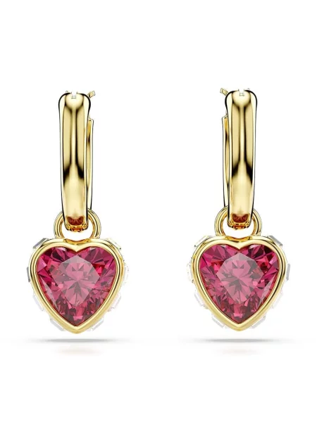 Swarovski Akcesoria Kobieta ONE SIZE Kolczyki Złote Serce Chroma żółty