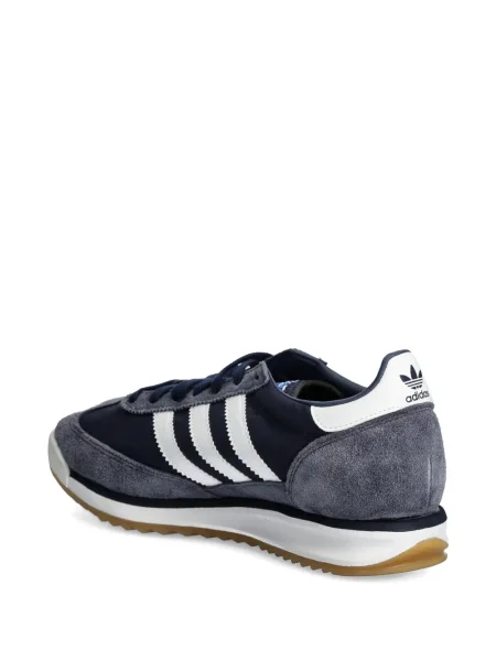 Sneakerși Adidas Stan Smith cu dungi din piele de căprioară albastru