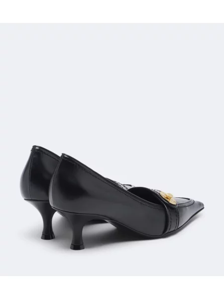 Pantofi cu toc Burberry din piele negru