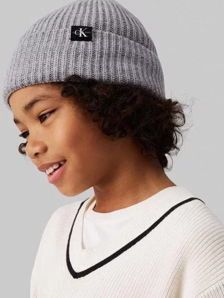 Calvin Klein Jeans Czapka Monogram szary