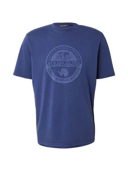 NAPAPIJRI Tricou S-BOLLO fumuriu / închis albastru