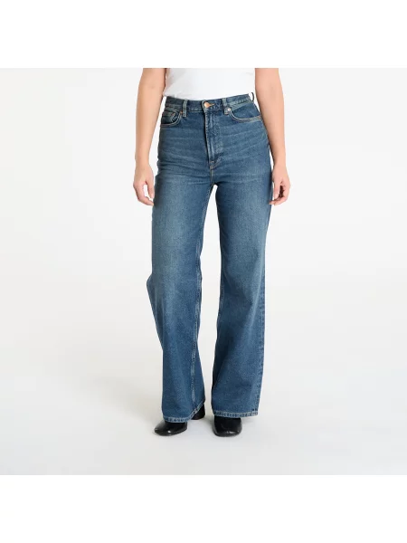 Spodnie Samsøe Samsøe Sarebecca Jeans Vermont Blue niebieskie