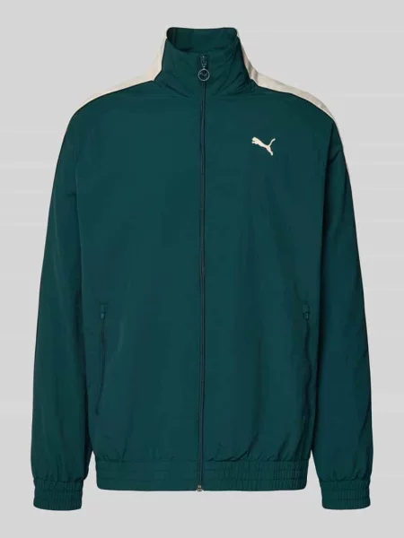 Kurtka treningowa o kroju oversized ze stójką Puma Performance zielona