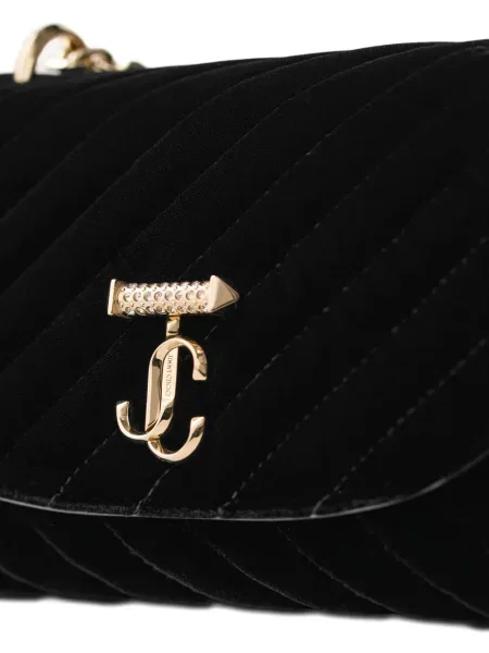 Body Jimmy Choo de catifea negru