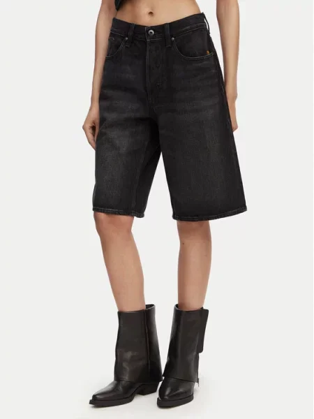 Τζιν με φαρδύ μπατζάκι G-star Raw γκρι