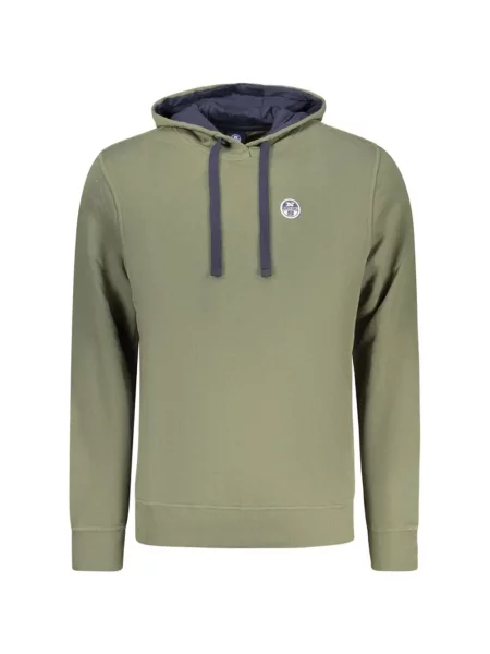 Hanorac cu glugă North Sails cu autograf verde