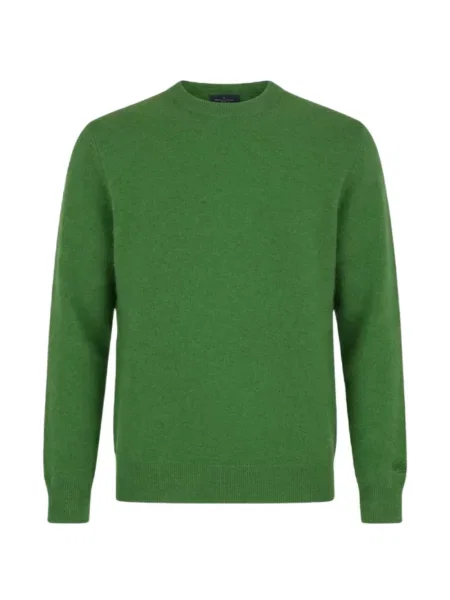 Pulover Mc2 Saint Barth din cașmir verde