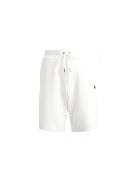 Szorty dresowe z mieszanki bawełny krój regular fit Polo Ralph Lauren białe