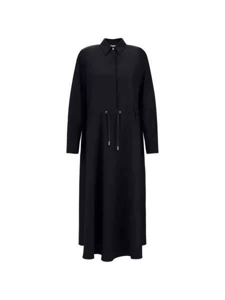 Rochie maxi Herno cu cordon albastru