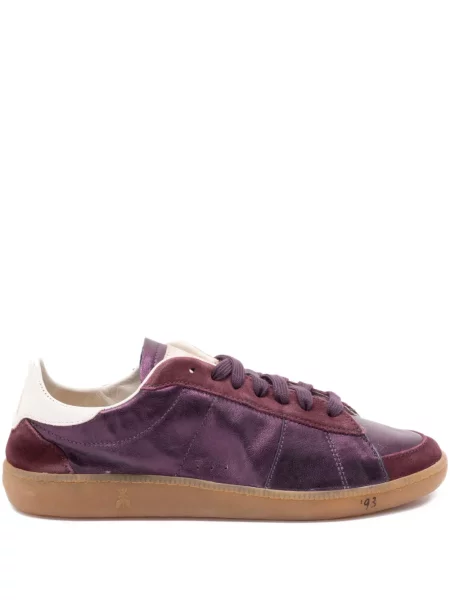 Sneakerși Patrizia Pepe din piele de căprioară violet