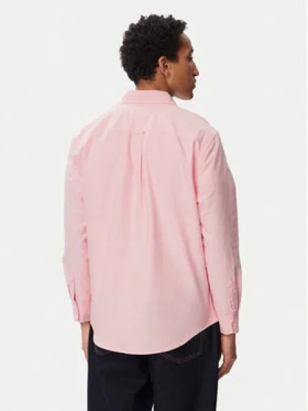 Tommy Jeans Srajca Oxford Svetlo rožnata