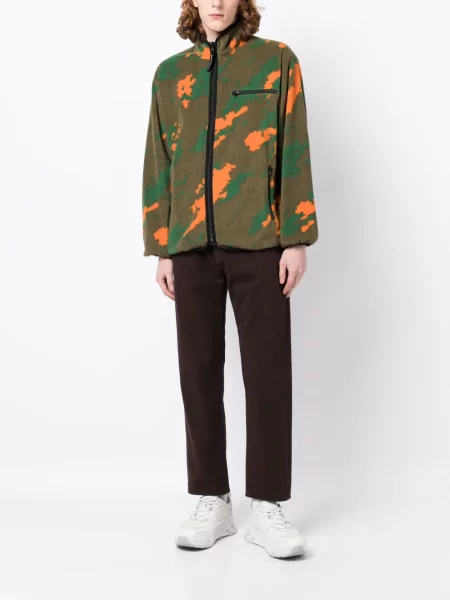 Maskáčová oboustranná bunda Billionaire Boys Club zelená