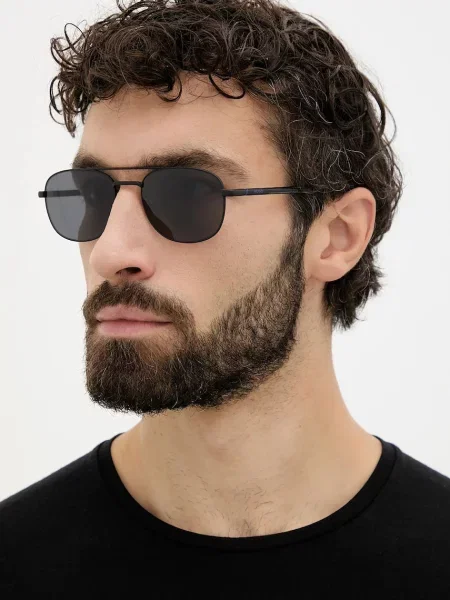 HUGO ochelari de soare HG negru