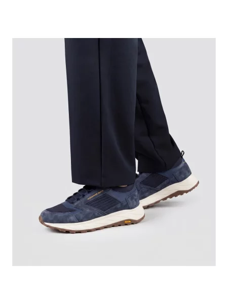 Sneakersy Alexander Smith zamszowe niebieskie