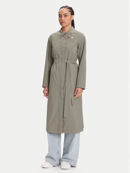 Тренч K-way зеленый