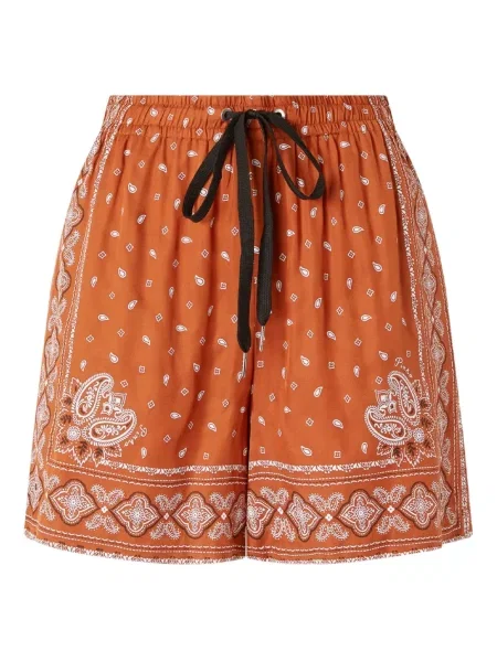 Pantaloni scurți Pinko cu imagine maro