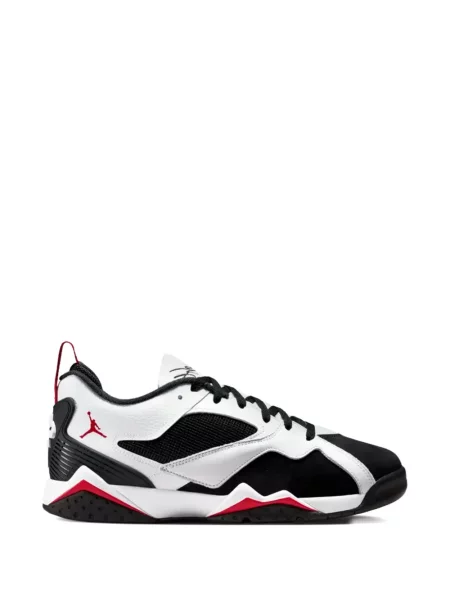 Sneakerși Jordan cu șireturi din dantelă alb